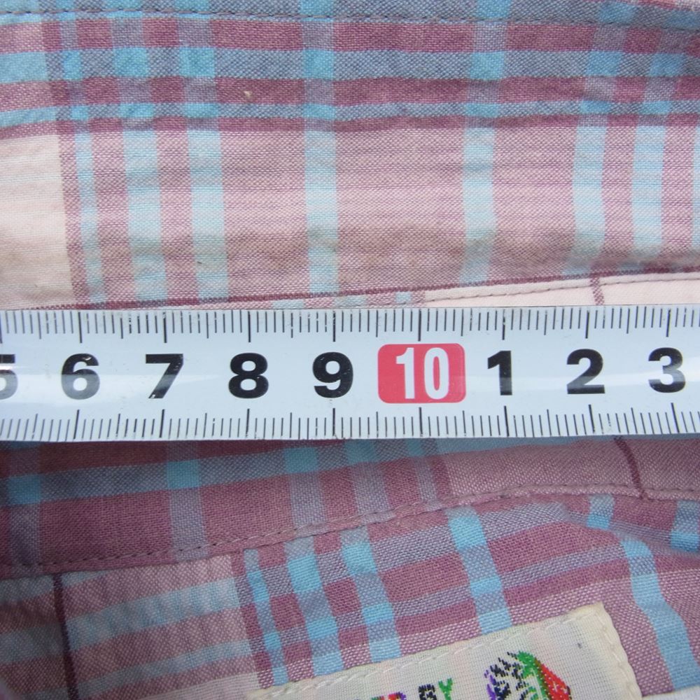 HYSTERIC GLAMOUR ヒステリックグラマー 02201AH03 スカル刺繍 ウエスタン シャツ ピンク系 L【中古】