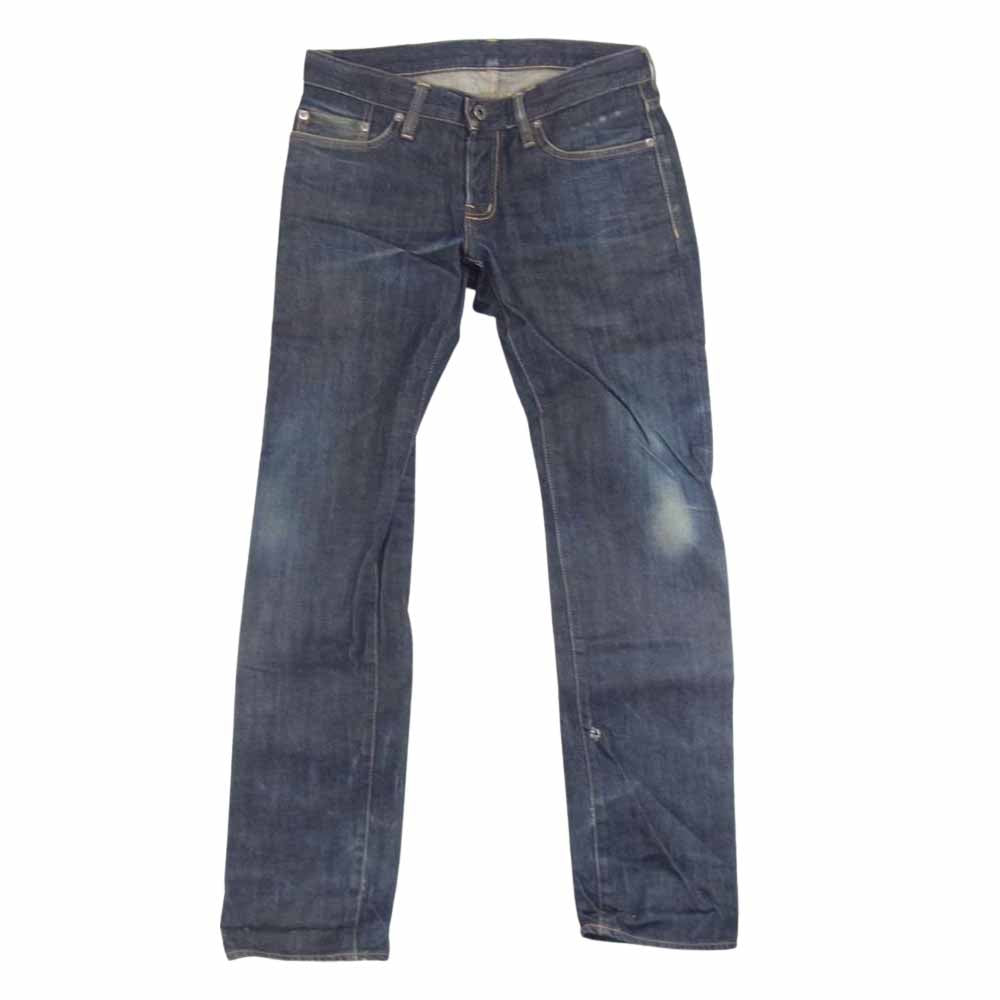 HYSTERIC GLAMOUR ヒステリックグラマー 0603AP04 ボタンフライ ローライズ デニム パンツ インディゴブルー系 30【中古】