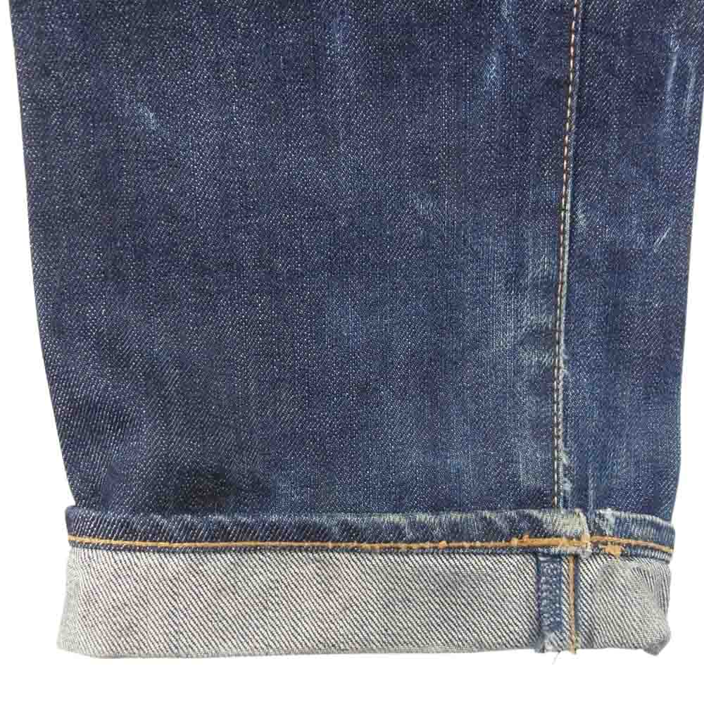HYSTERIC GLAMOUR ヒステリックグラマー 0603AP04 ボタンフライ ローライズ デニム パンツ インディゴブルー系 30【中古】