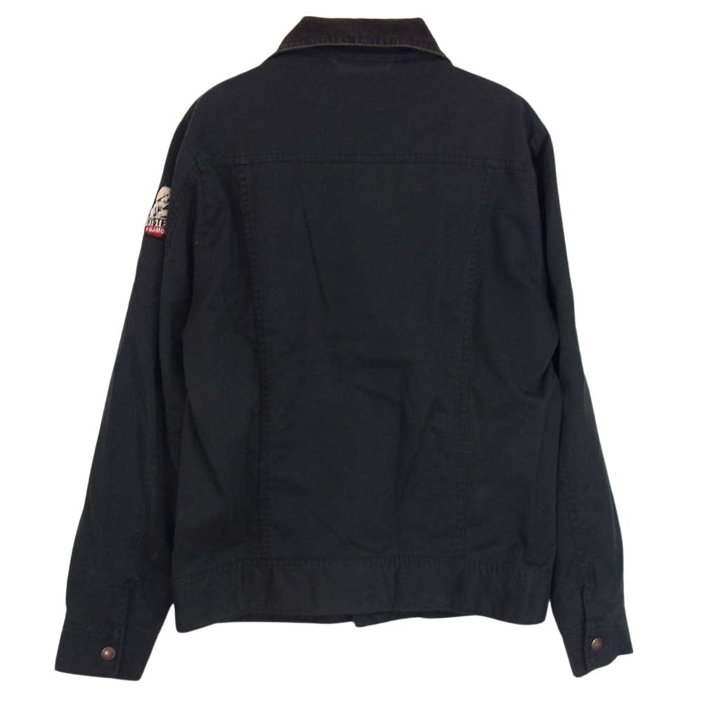 HYSTERIC GLAMOUR ヒステリックグラマー 0223AB10 襟コーデュロイ ミリタリー ジャケット ブラック系 S【中古】