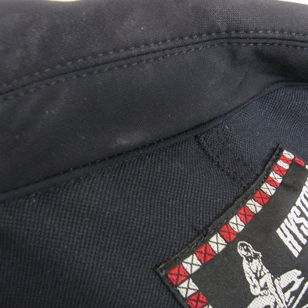 HYSTERIC GLAMOUR ヒステリックグラマー 0261AJ02 ナイロン テーラード ジャケット ブラック系 S【中古】