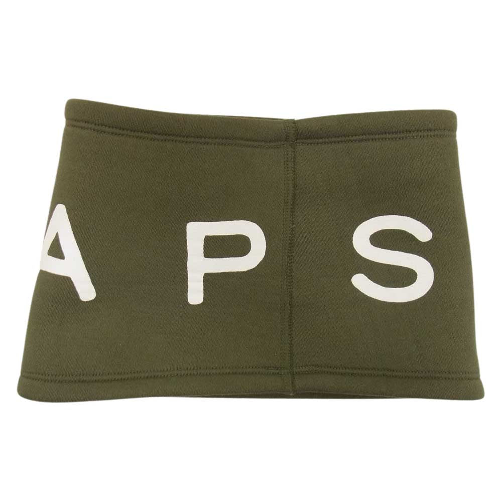 WTAPS ダブルタップス 181ATDT-HT02 EX36 COLLECTION GASKET 02 ロゴプリント ヘアバンド グリーン カーキ系【中古】