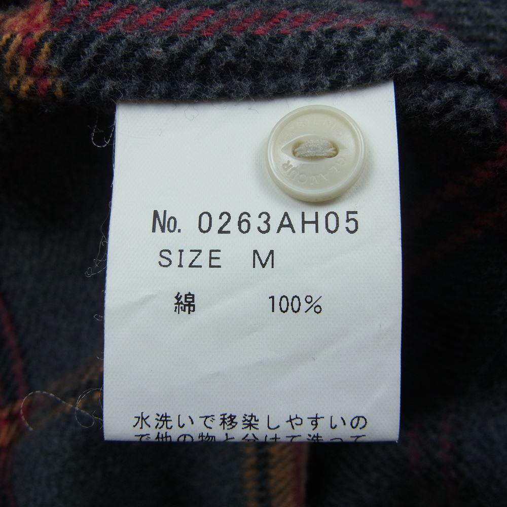 HYSTERIC GLAMOUR ヒステリックグラマー 0263AH05 フランネル チェック 長袖 シャツ グレー×レッド グレー系 レッド系 M【中古】