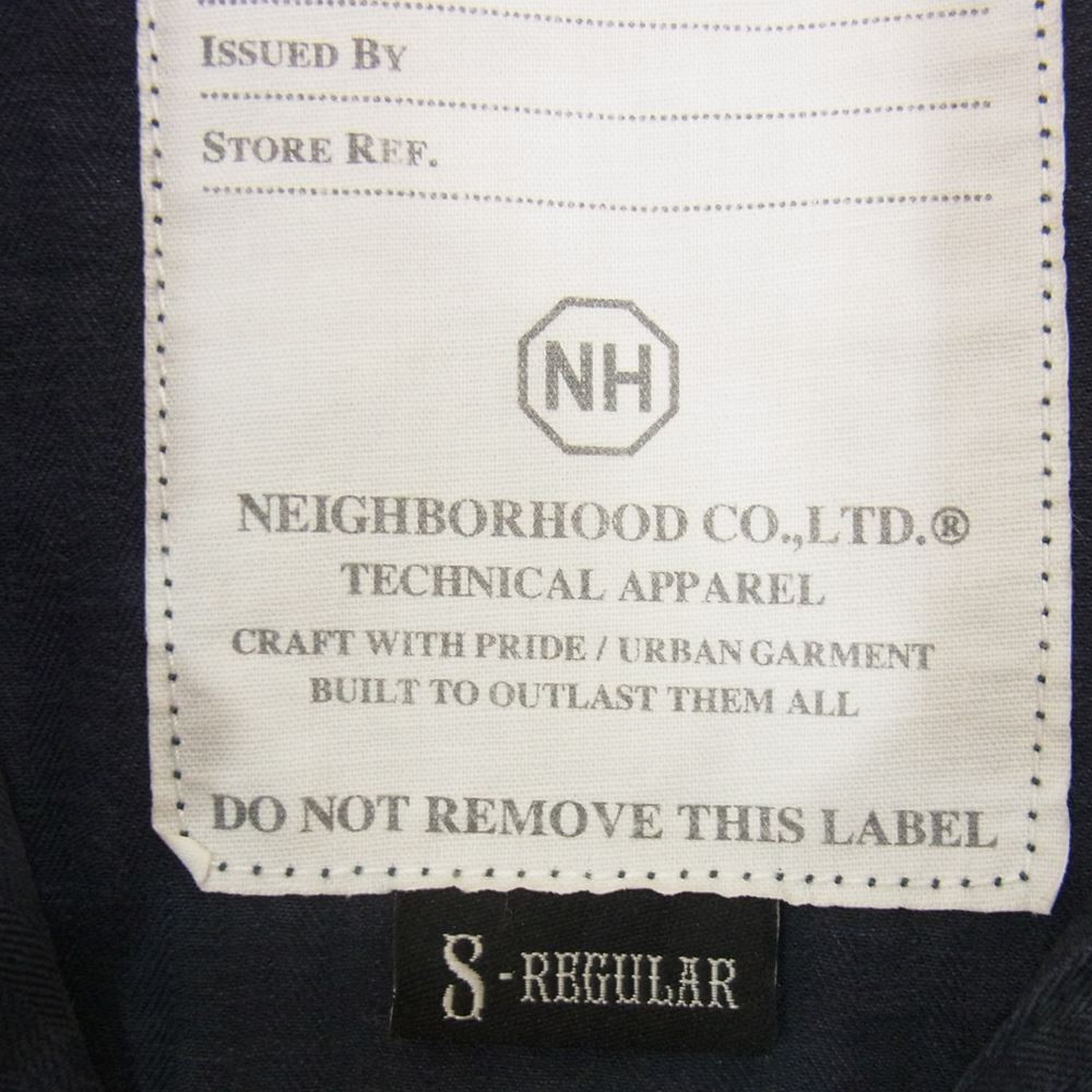 NEIGHBORHOOD ネイバーフッド 112SPHNH-SHM02 ワッペン プリント ミリタリー ジャケット ブルー系 S【中古】
