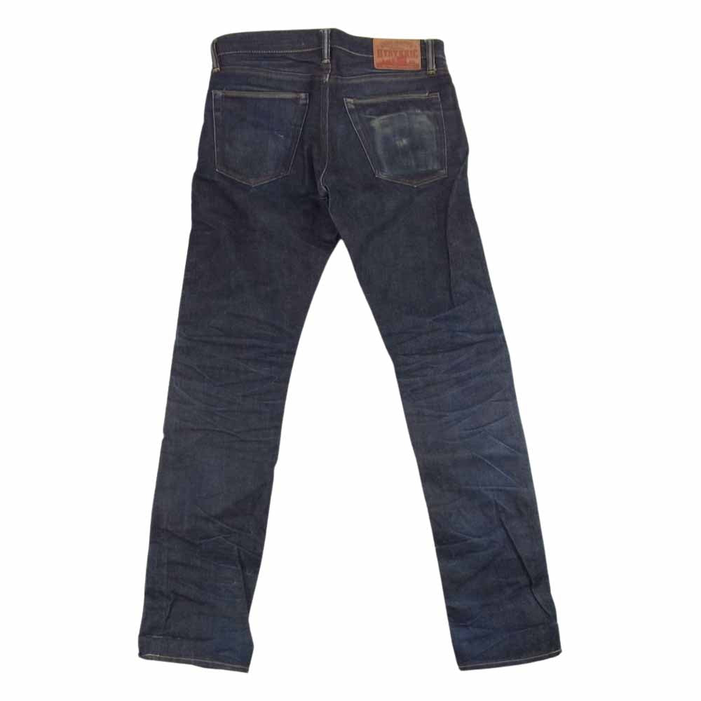 HYSTERIC GLAMOUR ヒステリックグラマー 0233AP12 RAW デニム スリムストレート パンツ インディゴブルー系 29【中古】