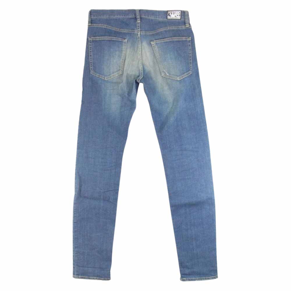 HYSTERIC GLAMOUR ヒステリックグラマー 0261AP14 KPR加工 ISKO スタッズ リペア リメイク デニム パンツ インディゴブルー系 28【中古】