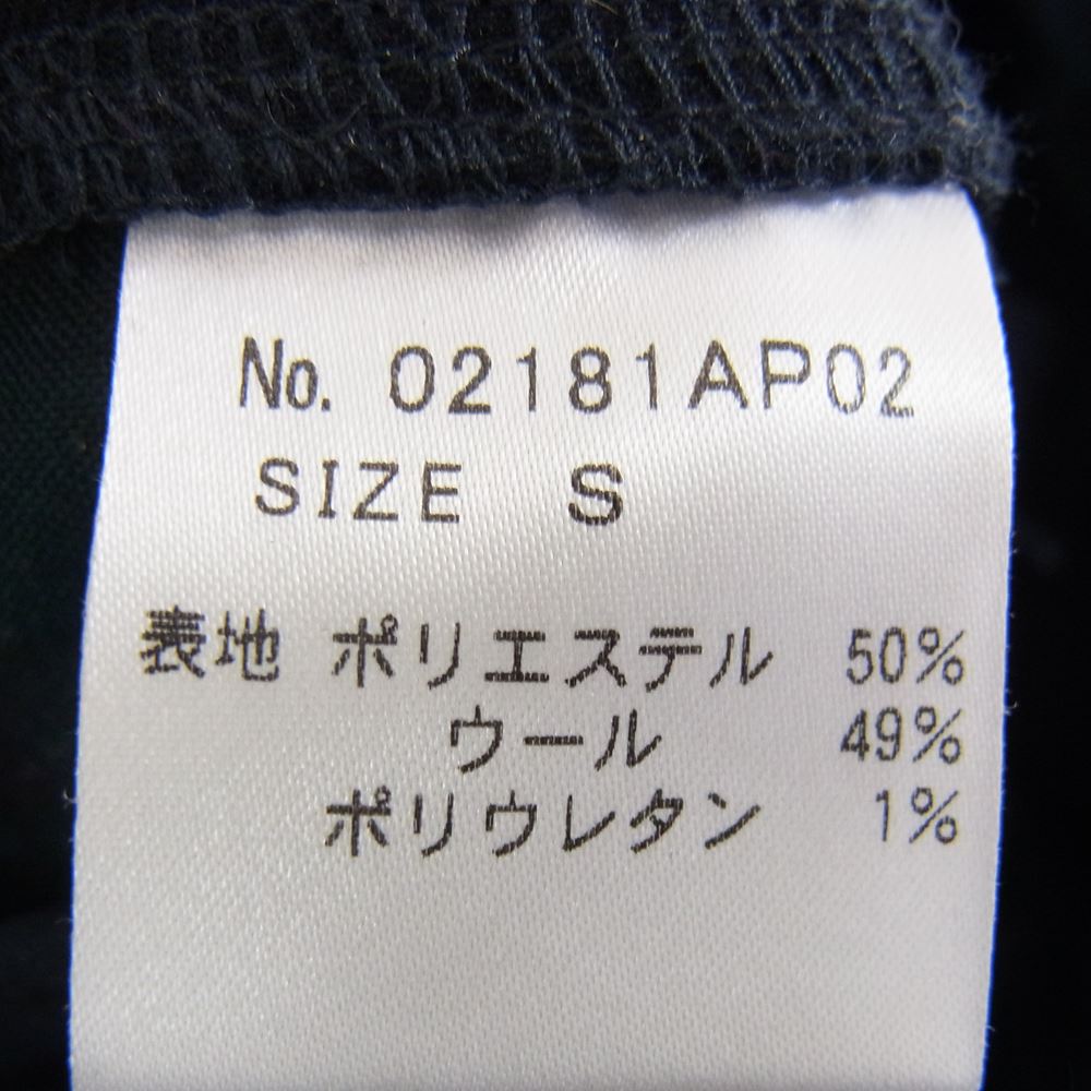 HYSTERIC GLAMOUR ヒステリックグラマー 02181AP02 ジップ スラックス ボンテージ パンツ　 ネイビー系 S【中古】