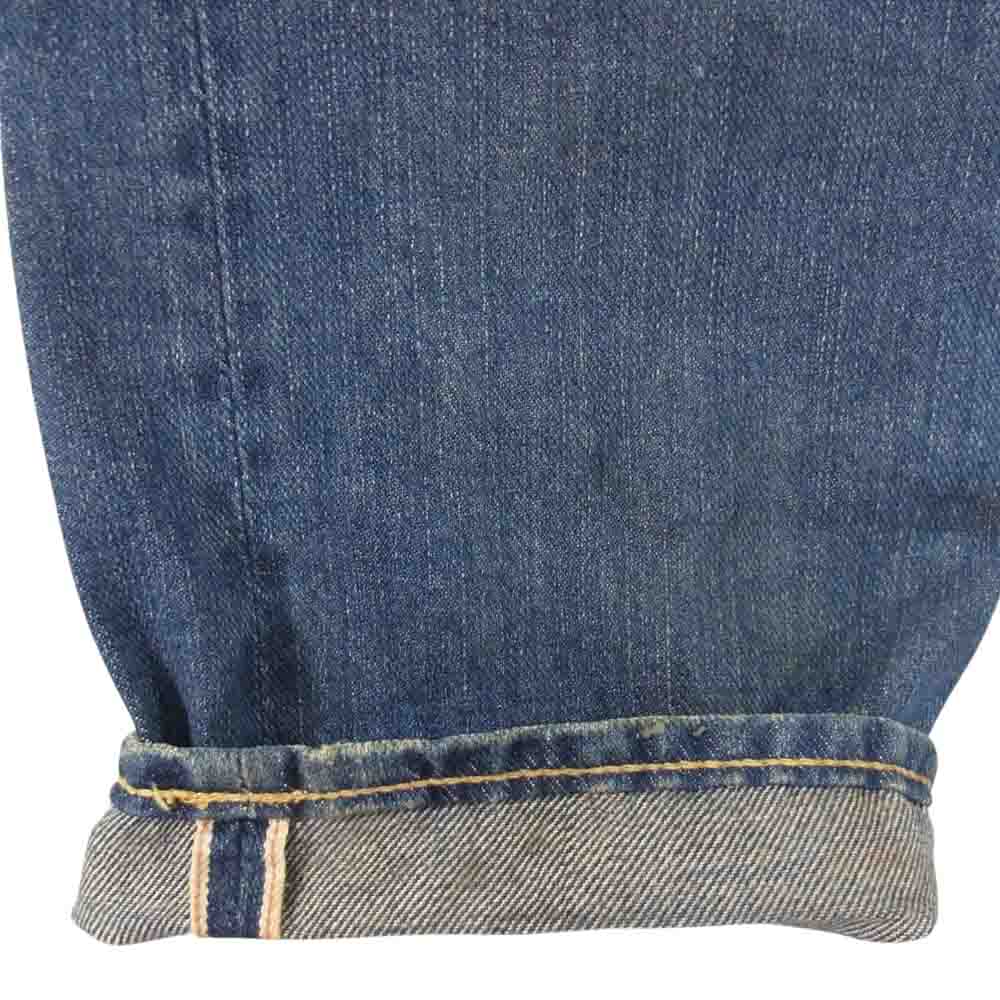 HYSTERIC GLAMOUR ヒステリックグラマー 0224AP08 VCR加工 デニム ストレート パンツ インディゴブルー系 28【中古】