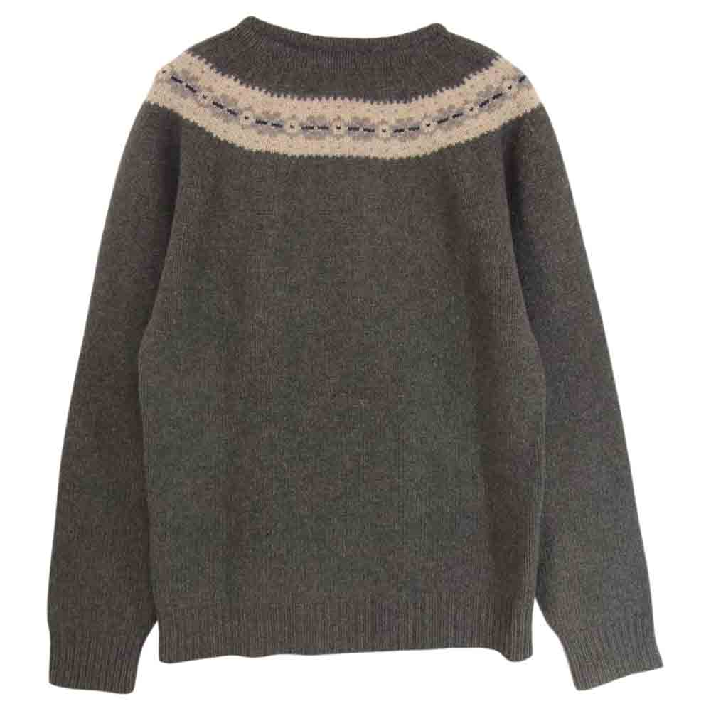 JIL SANDER ジルサンダー カシミア混 クルーネック ニット グレー系 46【中古】