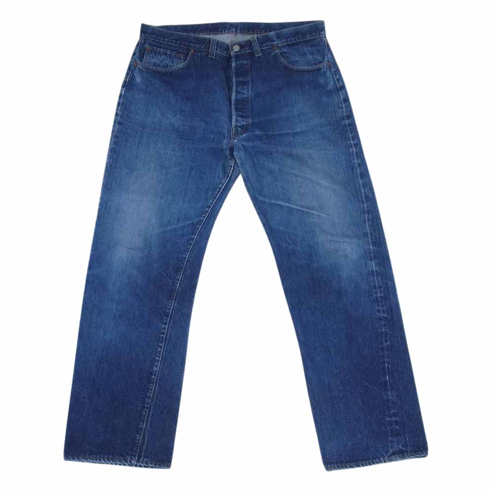 Levi's リーバイス 70s 501 66前期 BigE 両面BigE 刻印6 フライボタン通常R 裾チェーンステッチ オリジナルレングス インディゴブルー系 表記なし(W34程度)【中古】