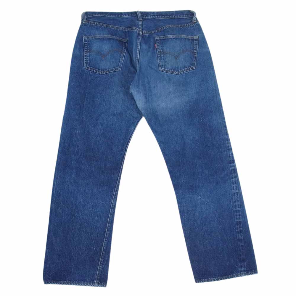 Levi's リーバイス 70s 501 66前期 BigE 両面BigE 刻印6 フライボタン通常R 裾チェーンステッチ オリジナルレングス インディゴブルー系 表記なし(W34程度)【中古】