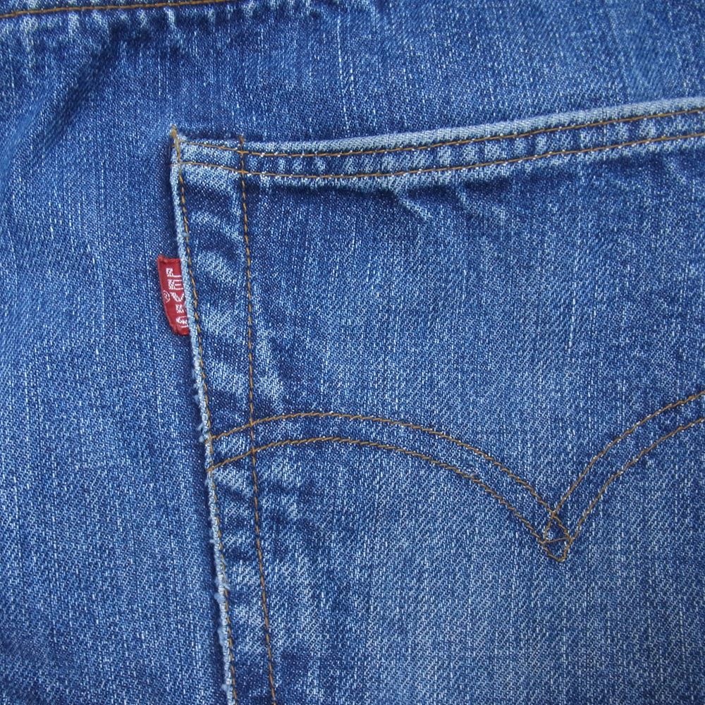 Levi's リーバイス 70s 501 66前期 BigE 両面BigE 刻印6 フライボタン通常R 裾チェーンステッチ オリジナルレングス インディゴブルー系 表記なし(W34程度)【中古】