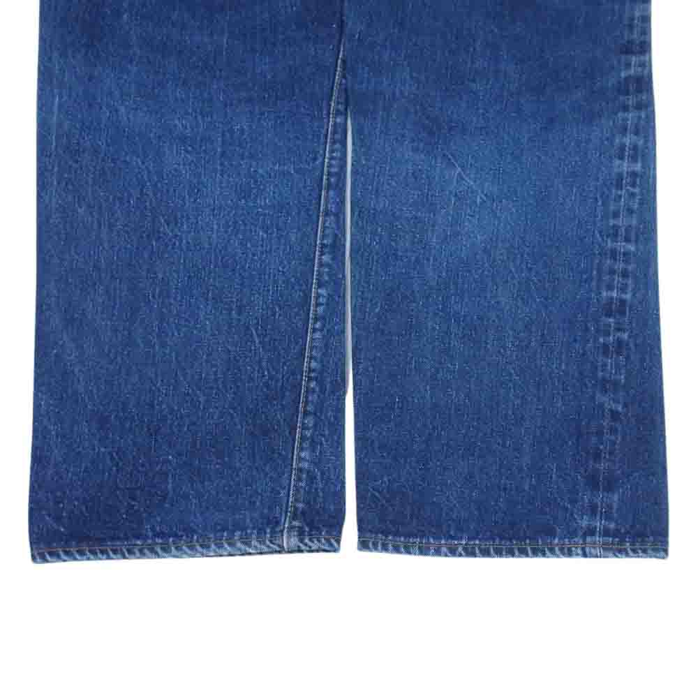 Levi's リーバイス 70s 501 66前期 BigE 両面BigE 刻印6 フライボタン通常R 裾チェーンステッチ オリジナルレングス インディゴブルー系 表記なし(W34程度)【中古】