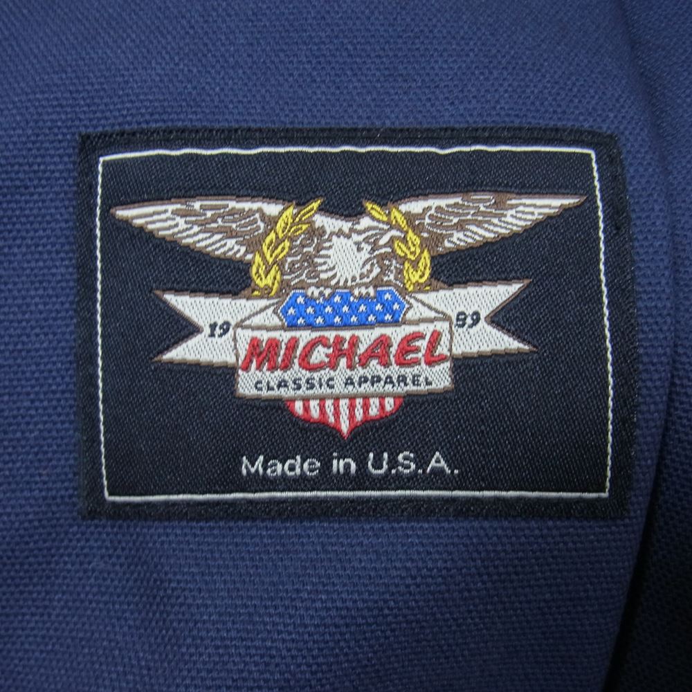 マイケル クラシック アパレル ライナー付き FIREMAN COAT ファイヤーマン コート ネイビー系 M【中古】