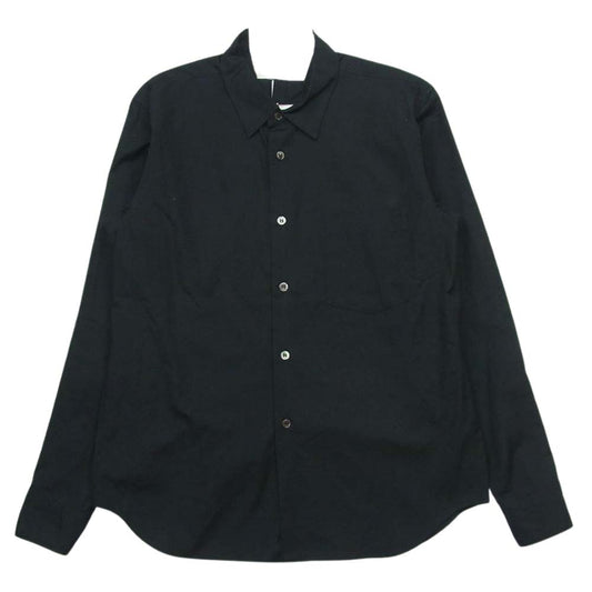 COMME des GARCONS HOMME PLUS コムデギャルソンオムプリュス AD2016 PT-B015 背中開き ベルト デザイン カットアウト 長袖 シャツ ブラック系 XS【中古】