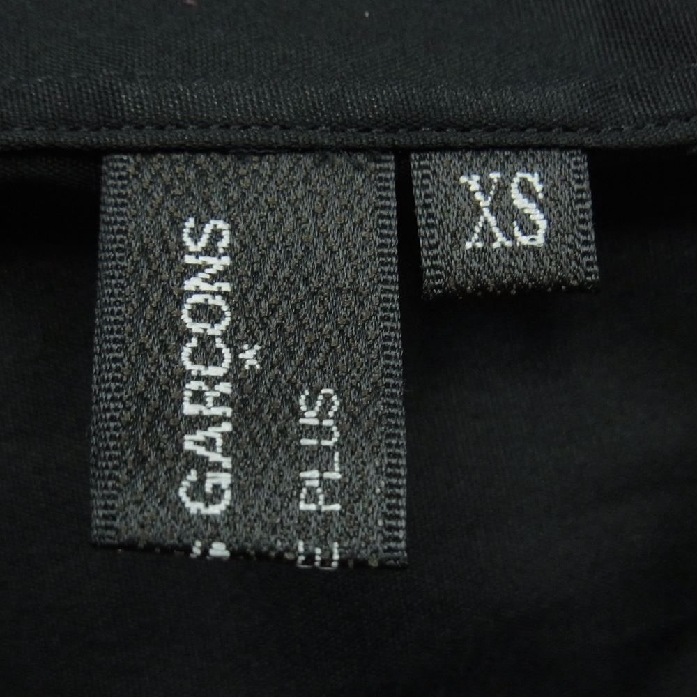 COMME des GARCONS HOMME PLUS コムデギャルソンオムプリュス AD2016 PT-B015 背中開き ベルト デザイン カットアウト 長袖 シャツ ブラック系 XS【中古】