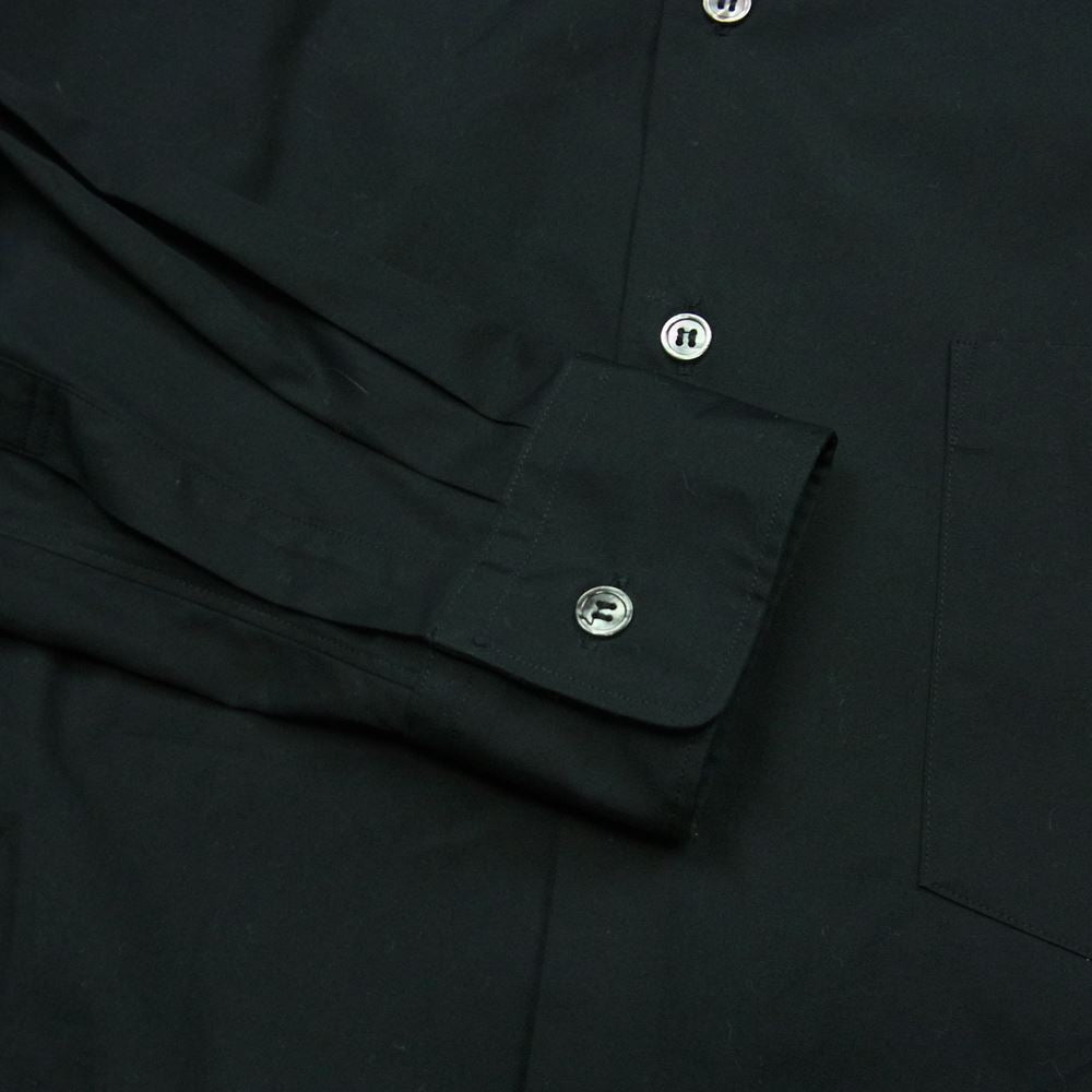 COMME des GARCONS HOMME PLUS コムデギャルソンオムプリュス AD2016 PT-B015 背中開き ベルト デザイン カットアウト 長袖 シャツ ブラック系 XS【中古】