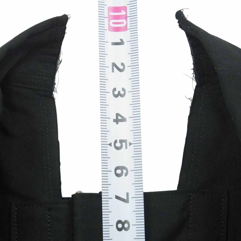 COMME des GARCONS HOMME PLUS コムデギャルソンオムプリュス AD2016 PT-B015 背中開き ベルト デザイン カットアウト 長袖 シャツ ブラック系 XS【中古】