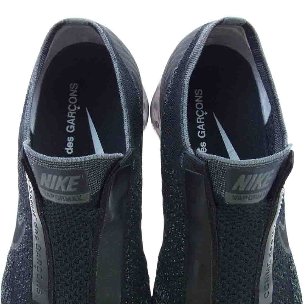 NIKE ナイキ 924501 001 CDG COMME des GARCONSAIR VAPORMAX FLYKNIT SE コムデギャルソン エアベイパー マックス フライニット スニーカー ブラック系 26.0cm【中古】