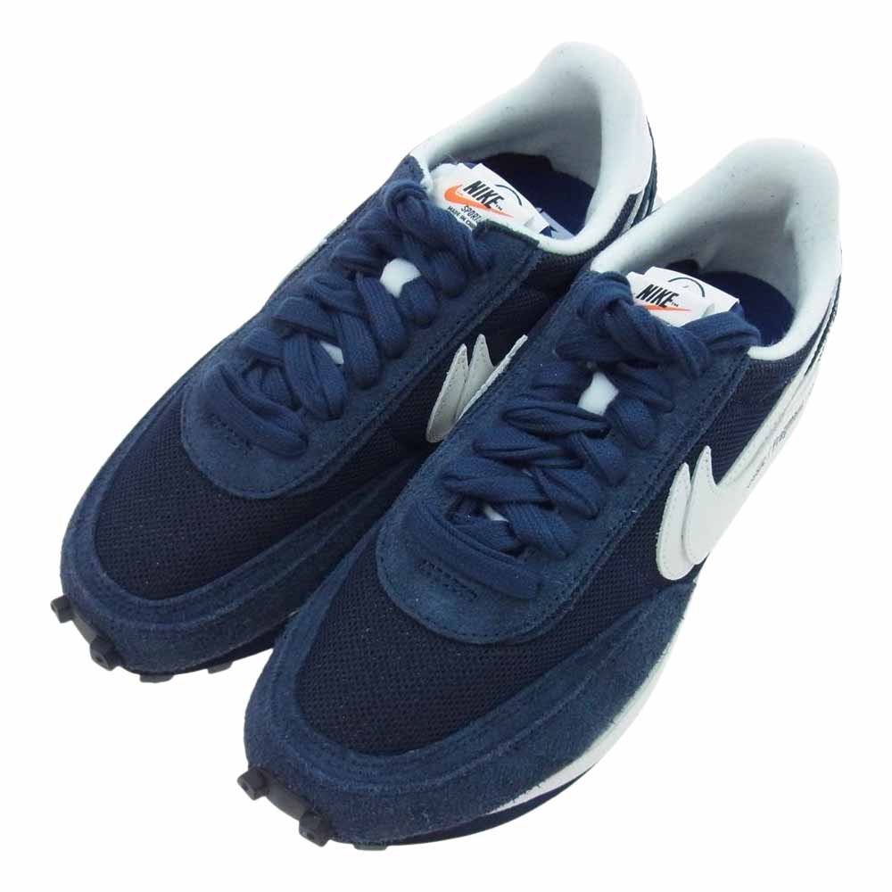 NIKE ナイキ DH2684-400 Sacai FRAGMENT サカイ フラグメント LDワッフル スニーカー ネイビー系 26.5cm【新古品】【未使用】【中古】