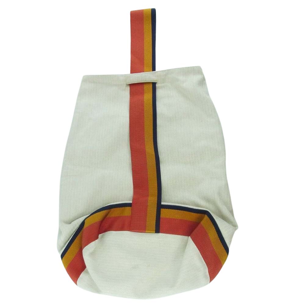 HERMES エルメス キャバリエ ショルダー バッグ コットン フランス製 ベージュ系【中古】