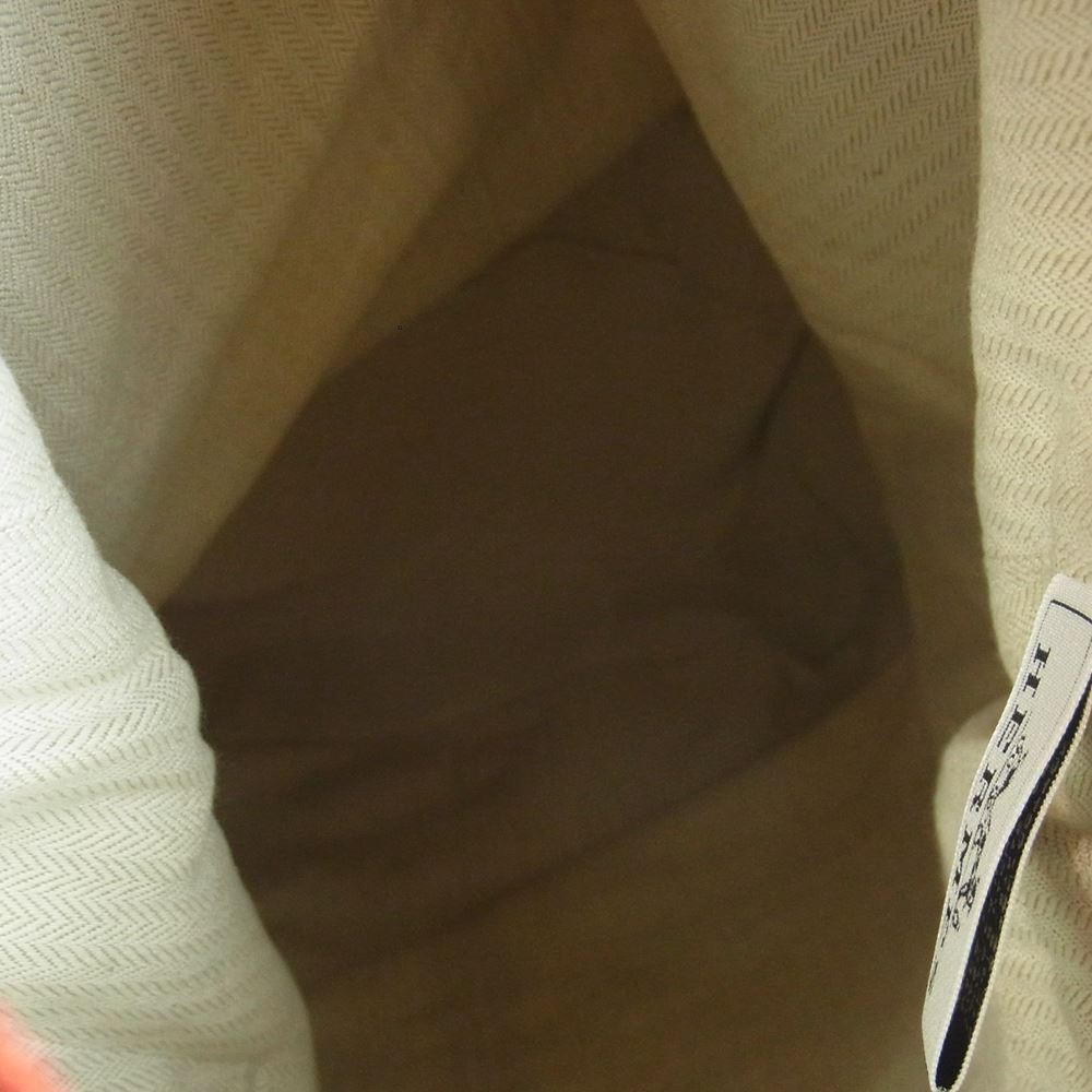 HERMES エルメス キャバリエ ショルダー バッグ コットン フランス製 ベージュ系【中古】