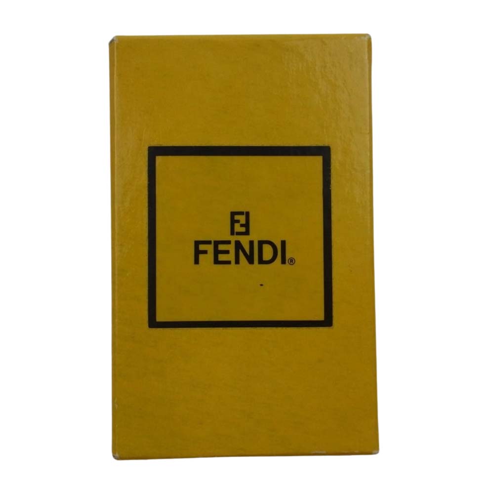 FENDI フェンディ 2270-10163-089 ズッカ 6連 レザー キーケース ダークブラウン系【美品】【中古】
