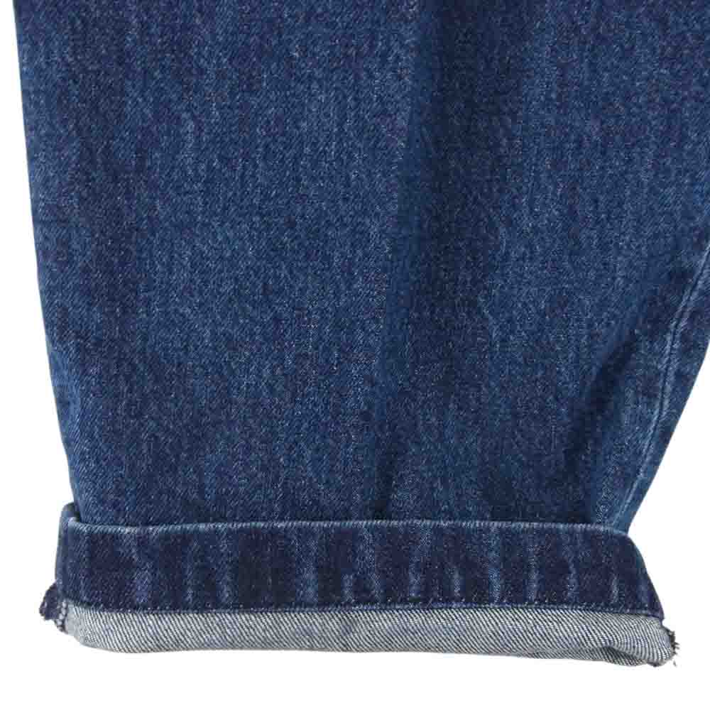 ファーラー FR0201-M4001 Two-tuck Wide Tapered Pants ツータック ワイド テーパード デニム パンツ インディゴ インディゴブルー系 32【中古】