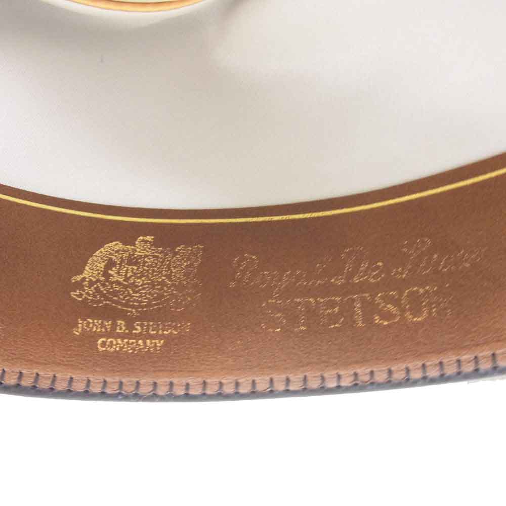 ステットソン 150th Anniversary DOWNS FELT HAT 150周年 フェルト 中折れ ハット チャコール系【美品】【中古】