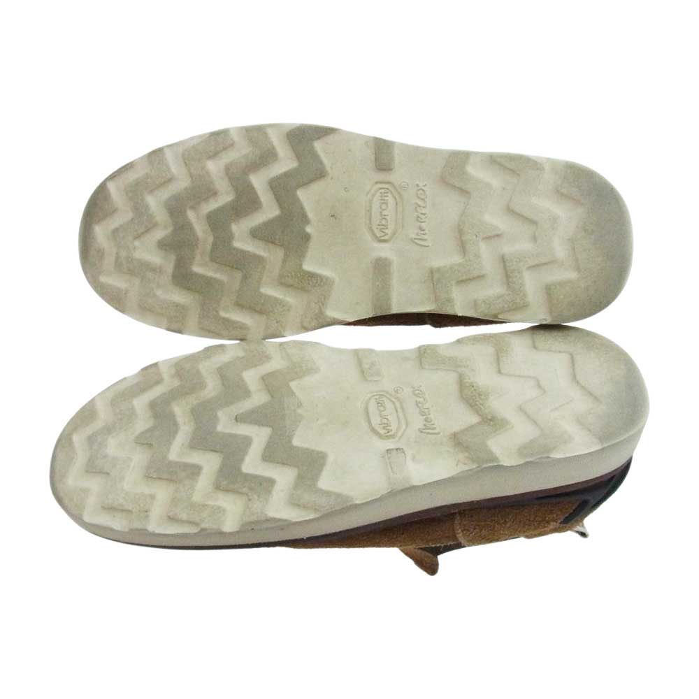 VISVIM ビズビム V10007308-03 GORNERGRAT FOLK フォーク スエード サイドゴア ロー ブーツ ブラウン系 US 9【中古】
