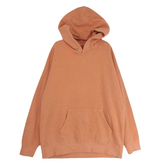 VISVIM ビズビム 0118205010021  18AW JUMBO HOODIE PO UNEVEN DYE damage ダメージ アンイーブンダイ ジャンボ フーディ プルオーバー パーカー オレンジ系 3【中古】