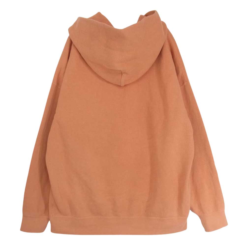 VISVIM ビズビム 0118205010021  18AW JUMBO HOODIE PO UNEVEN DYE damage ダメージ アンイーブンダイ ジャンボ フーディ プルオーバー パーカー オレンジ系 3【中古】