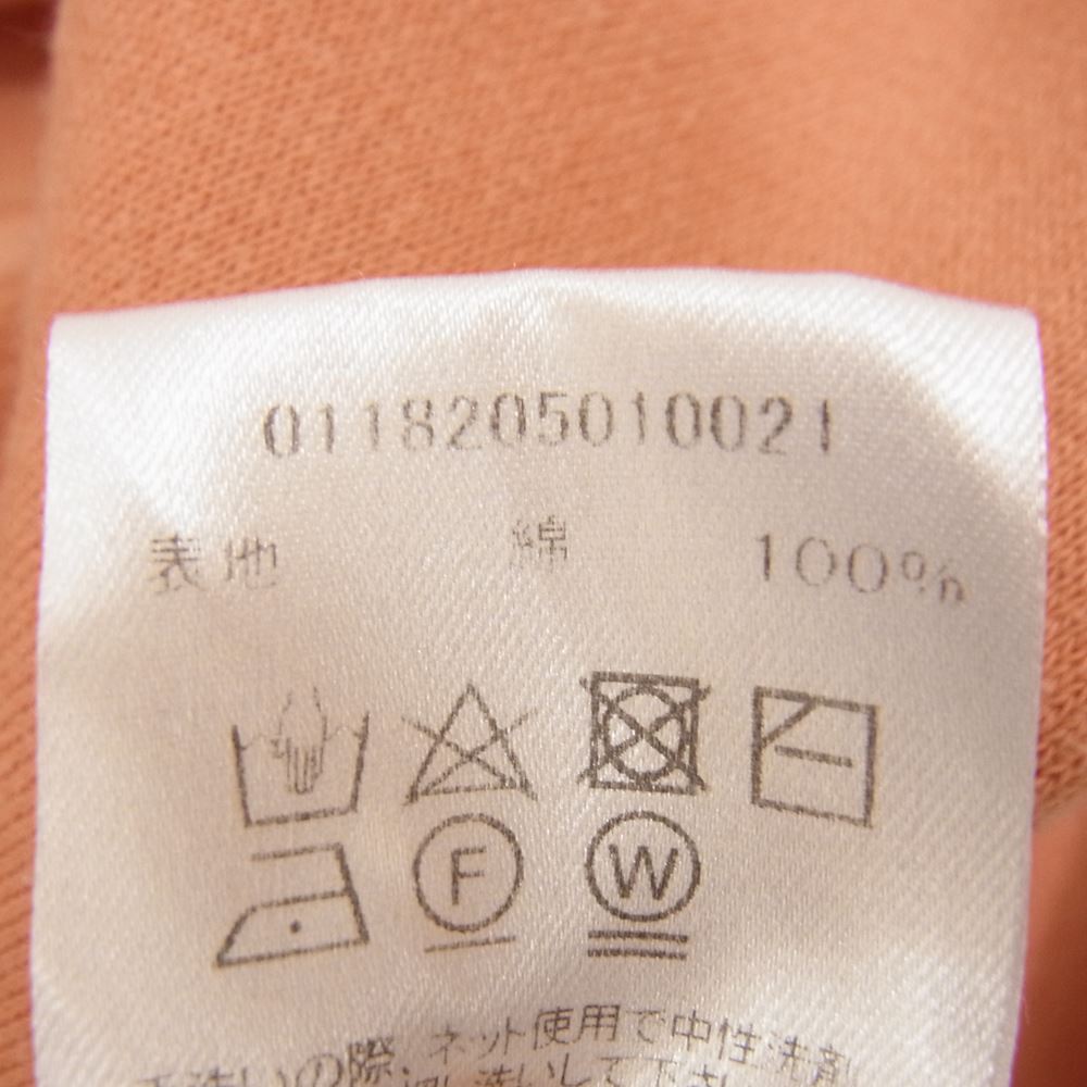 VISVIM ビズビム 0118205010021  18AW JUMBO HOODIE PO UNEVEN DYE damage ダメージ アンイーブンダイ ジャンボ フーディ プルオーバー パーカー オレンジ系 3【中古】