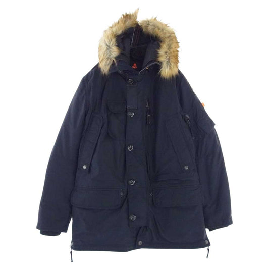 パラジャンパーズ KODIAK ファー ジャケット ネイビー系 L【中古】