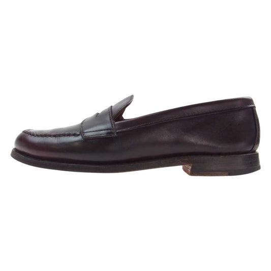 ALDEN オールデン 984 CALFSKIN LEATHER PENNY LOAFERS カーフスキン ペニー コイン ローファー ダークブラウン系【中古】