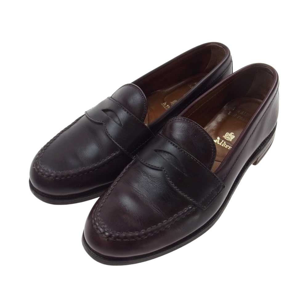 ALDEN オールデン 984 CALFSKIN LEATHER PENNY LOAFERS カーフスキン ペニー コイン ローファー ダークブラウン系【中古】