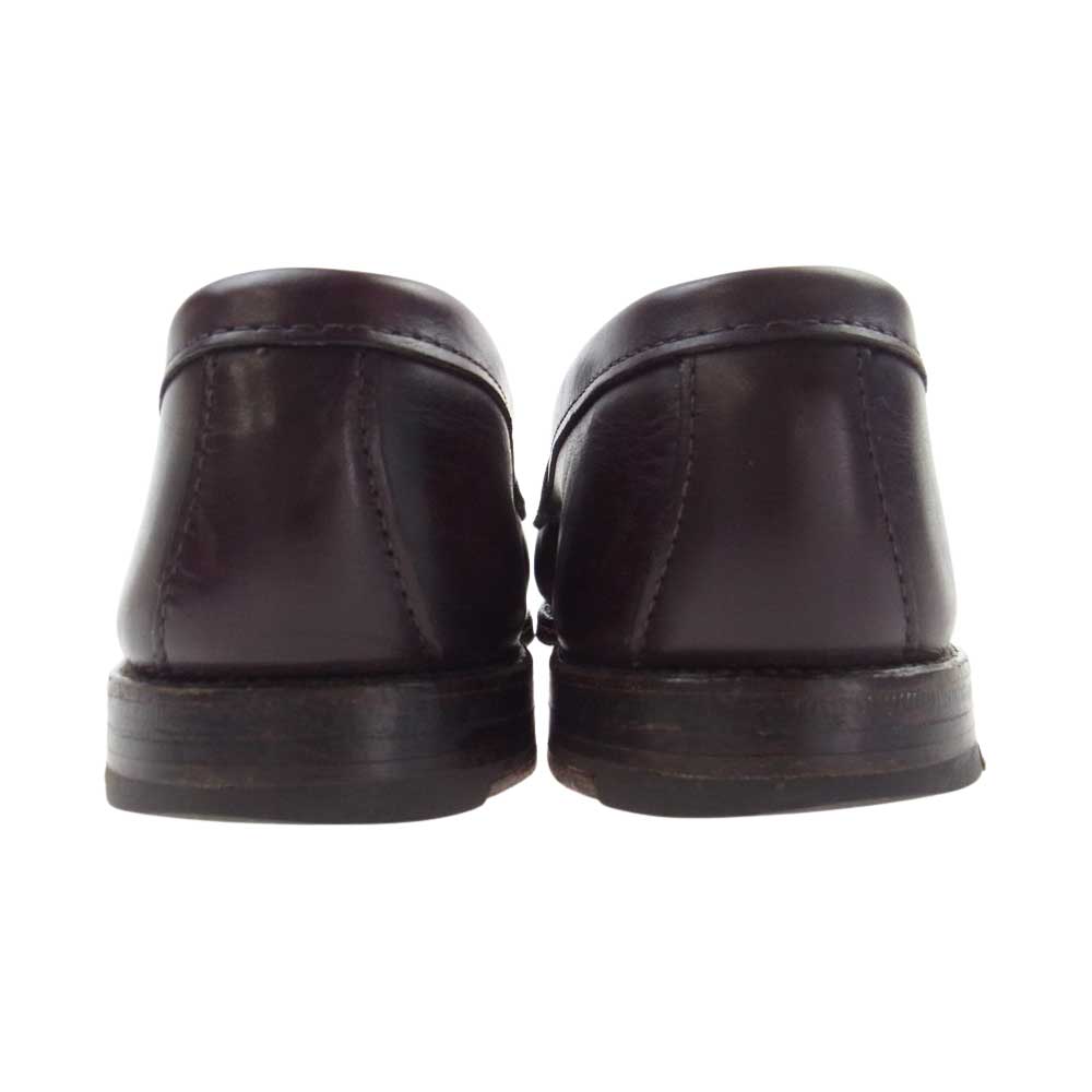 ALDEN オールデン 984 CALFSKIN LEATHER PENNY LOAFERS カーフスキン ペニー コイン ローファー ダークブラウン系【中古】