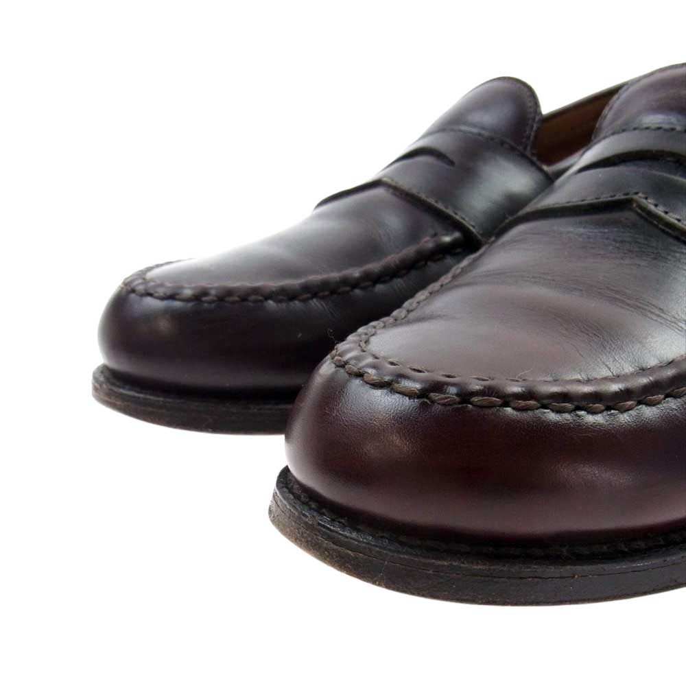 ALDEN オールデン 984 CALFSKIN LEATHER PENNY LOAFERS カーフスキン ペニー コイン ローファー ダークブラウン系【中古】