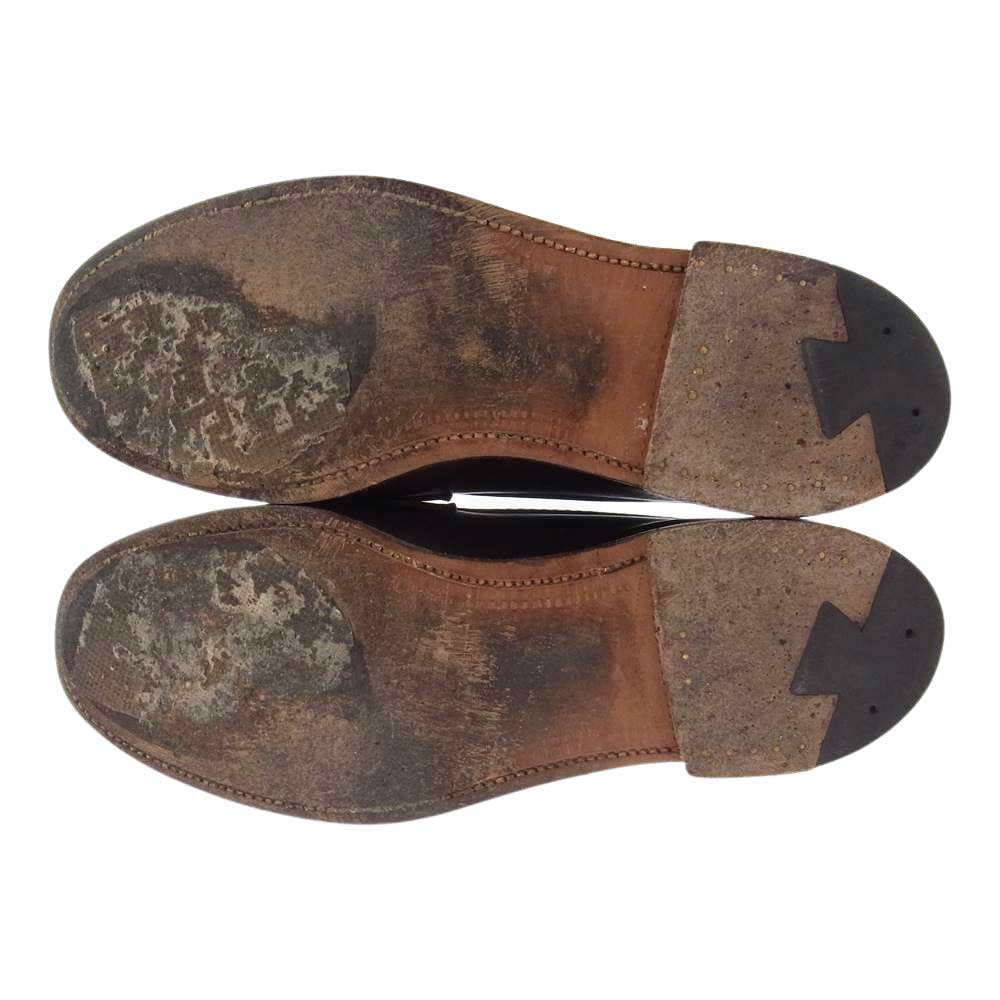 ALDEN オールデン 984 CALFSKIN LEATHER PENNY LOAFERS カーフスキン ペニー コイン ローファー ダークブラウン系【中古】