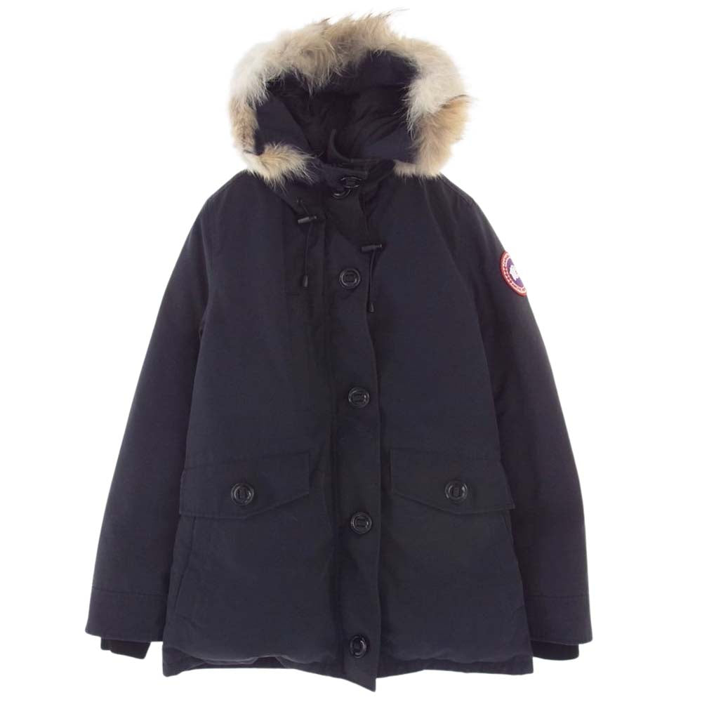 CANADA GOOSE カナダグース 2300JL 国内正規品 グリフィン Charlotte Parka シャーロット パーカー ファー ダウン ジャケット ネイビー系 S【中古】