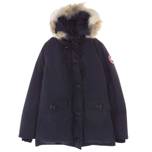 CANADA GOOSE カナダグース 2300JL 国内正規品 グリフィン Charlotte Parka シャーロット パーカー ファー ダウン ジャケット ネイビー系 S【中古】