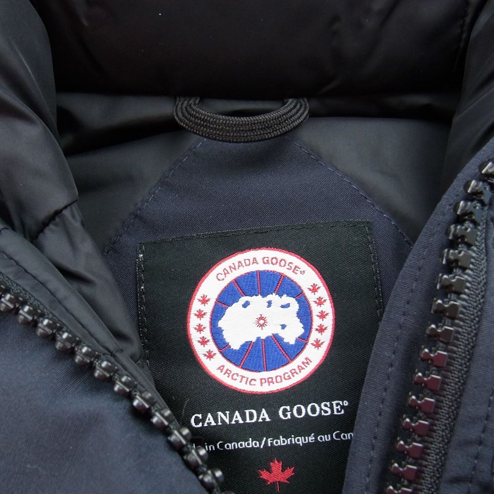 CANADA GOOSE カナダグース 2300JL 国内正規品 グリフィン Charlotte Parka シャーロット パーカー ファー ダウン ジャケット ネイビー系 S【中古】