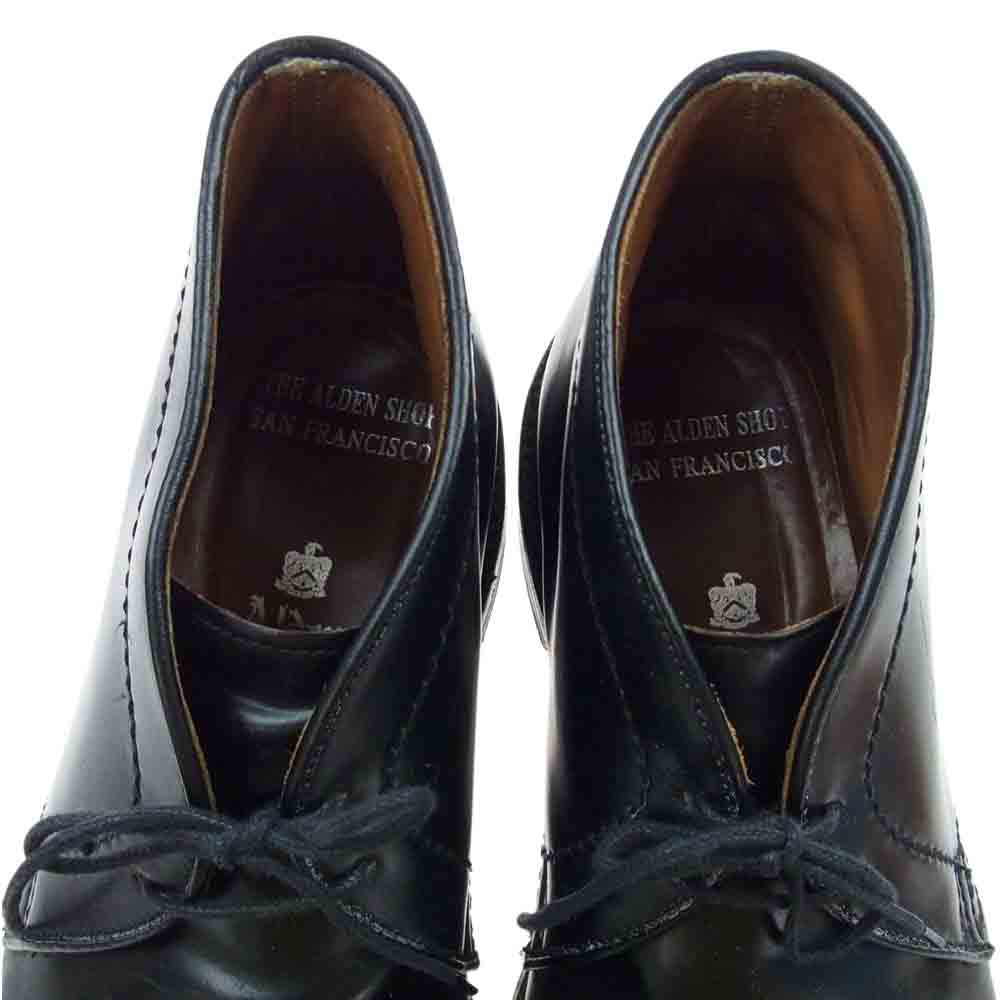 ALDEN オールデン 1340 USA製 CORDOVAN Chukka Boot コードバン レザー チャッカ ブーツ ブラック系【中古】