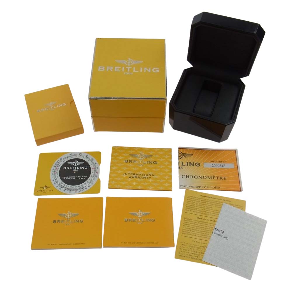 BREITLING ブライトリング A41360 ナビタイマー クロノマティック クロノグラフ 自動巻 オートマチック 時計 ウォッチ シルバー系【中古】