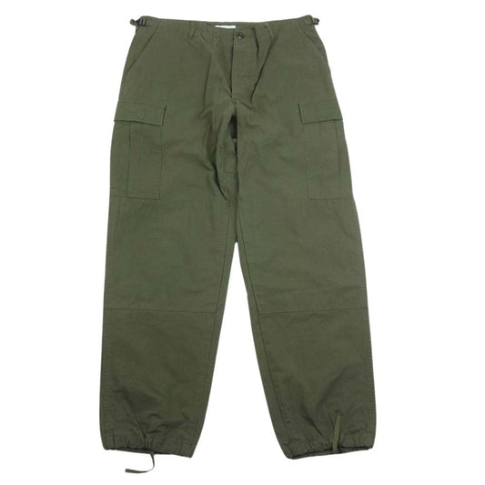 WTAPS ダブルタップス WVDT-PTM02 NONE WMILL-TROUSER 01 TROUSERS NYCO RIPSTOP ノーン トラウザー ニコ リップストップ カーゴ ミリタリー パンツ カーキ系 04【中古】