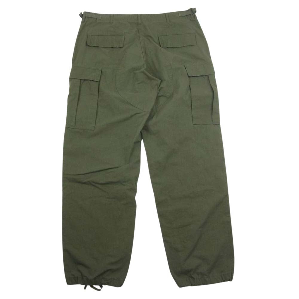 WTAPS ダブルタップス WVDT-PTM02 NONE WMILL-TROUSER 01 TROUSERS NYCO RIPSTOP ノーン トラウザー ニコ リップストップ カーゴ ミリタリー パンツ カーキ系 04【中古】