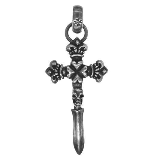 GABOR ガボール 購入時ギャランティ付属 ガボラトリー ミニチュア 4ハート クロス ダガー スカル バターナイフ ペンダントトップ シルバー系【中古】