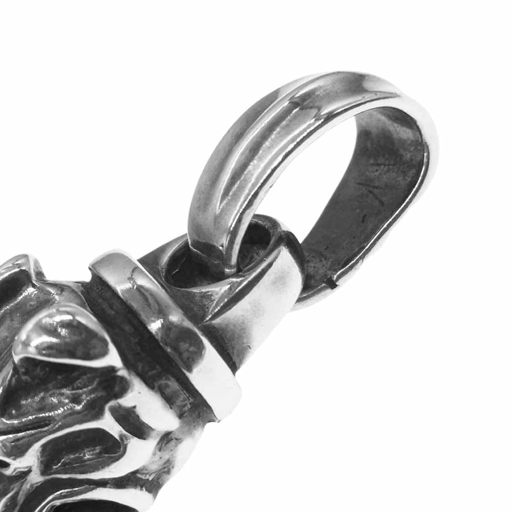 BILL WALL LEATHER ビルウォールレザー SMALL DOG HEAD PENDANT W/RING スモール ドッグ ヘッド w/ リング ペンダントトップ シルバー系【中古】