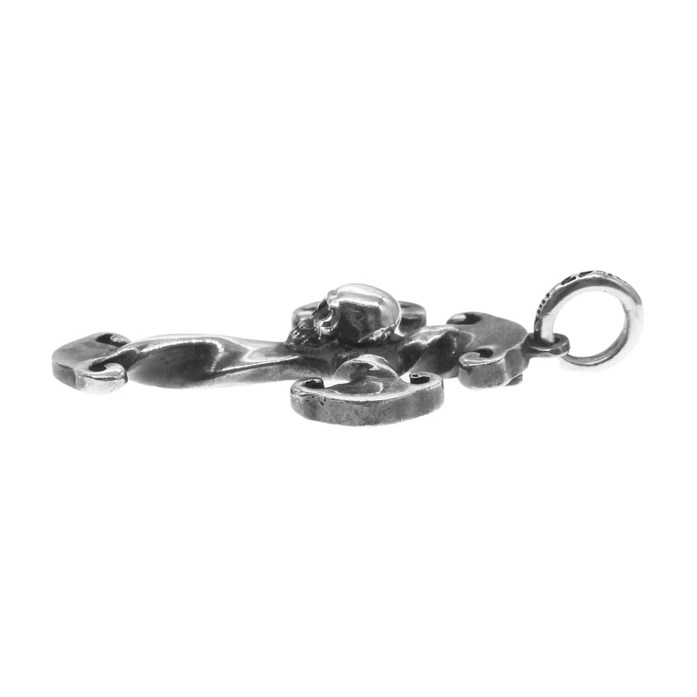 STANLEY GUESS スタンリーゲス ツイステッドクロス スカル ルビー 石