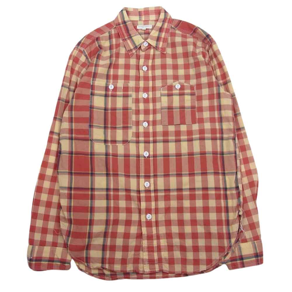 Engineered Garments エンジニアードガーメンツ チェック シャツ レッド系 S【中古】